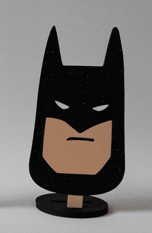 Rosto do Batman em mdf e eva – Heróis – KiEncanto apliques de luxo