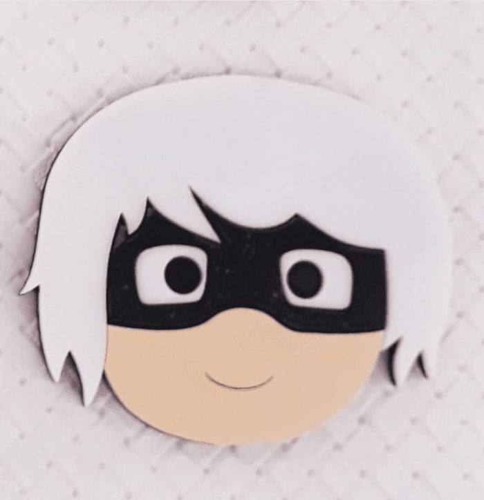 Aplique em Acrílico Cabeça LadyBug (3 peças)