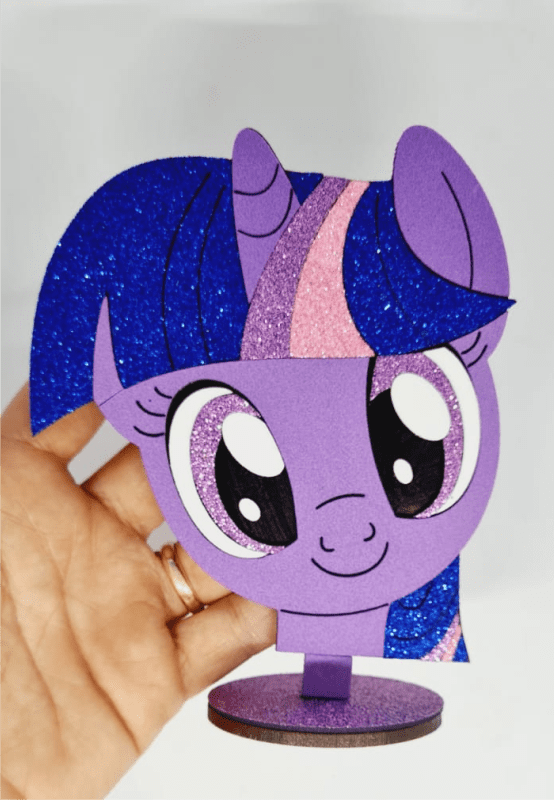 Aplique Twilight Sparkle com nome – My little pony – KiEncanto