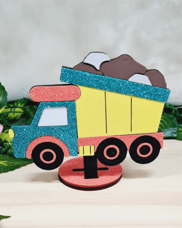 Léo, o caminhão – KiEncanto apliques de luxo